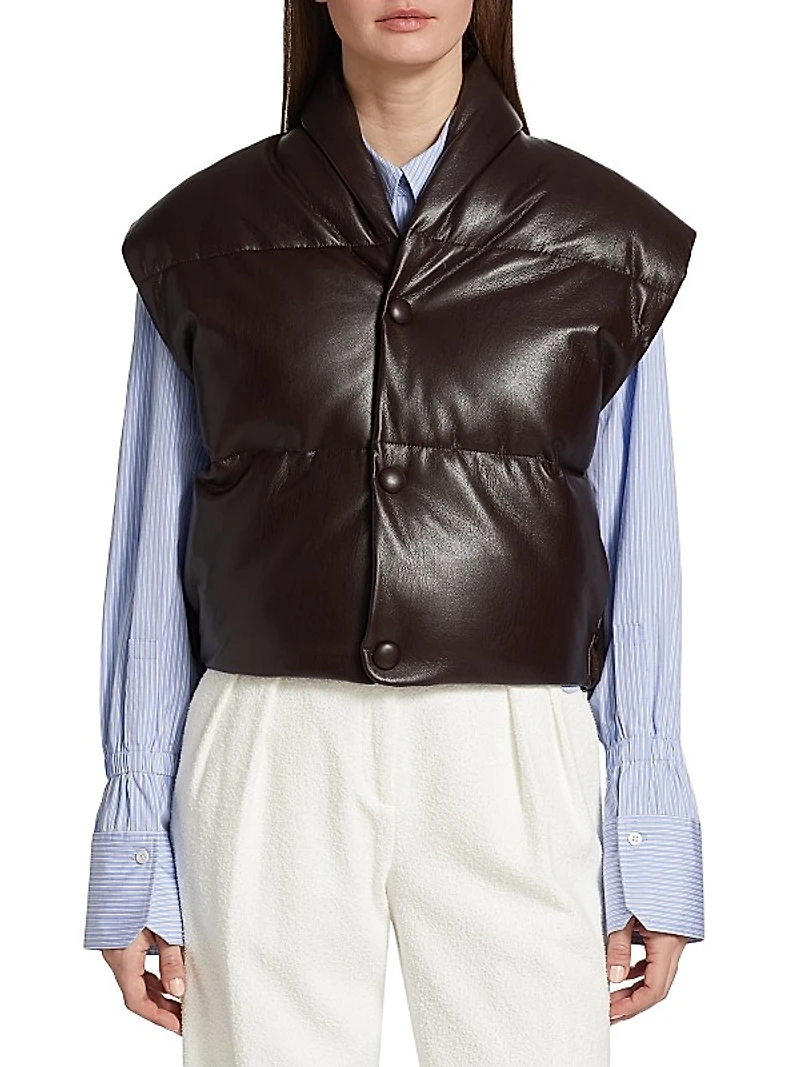 Willow Faux Leather Vest