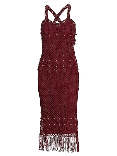 Java Macramé Maxi Dress