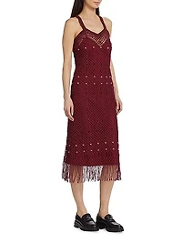 Java Macramé Maxi Dress