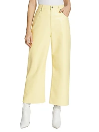 Leather Gaucho Pants