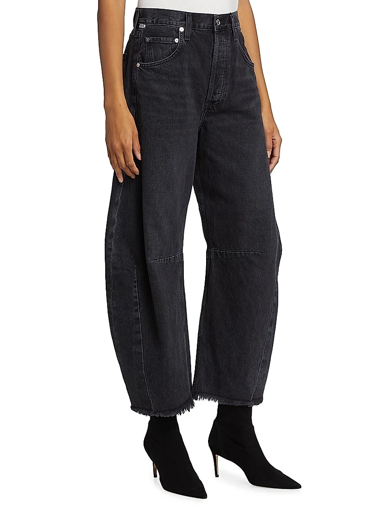 Horseshoe Wide-Leg Jeans