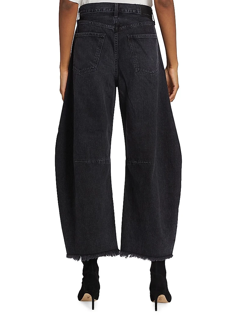 Horseshoe Wide-Leg Jeans
