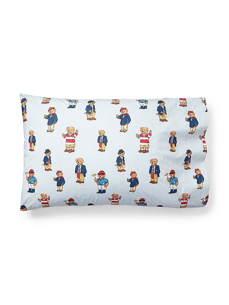 Teddy Bear Stripe 4-Piece Sheeting Set