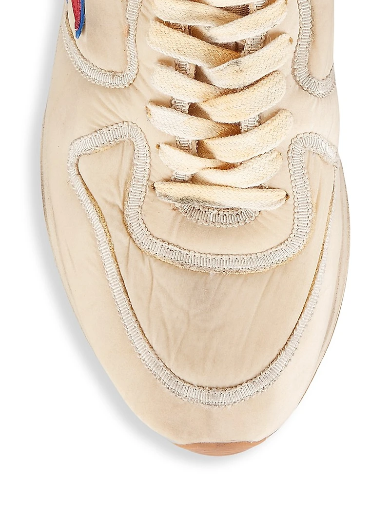 Running Sole Nylon Sneakers