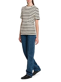 Striped Cotton T-Shirt