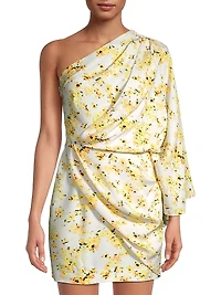 Bailey Floral One-Shoulder Minidress