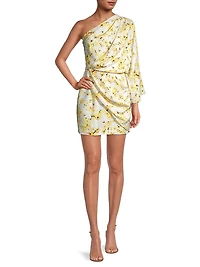 Bailey Floral One-Shoulder Minidress