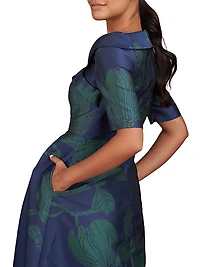 Coco Floral Jacquard Gown