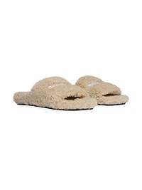 Fluffy Slide Sandals