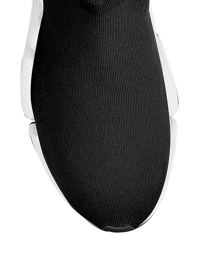 Speed 2.0 Recycled Knit Sneakers With Bicolor Sole