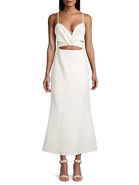 Frankie Sweetheart Cut Out Midi-Dress