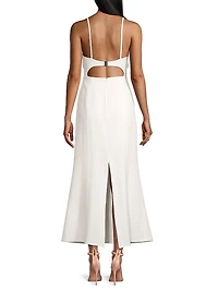 Frankie Sweetheart Cut Out Midi-Dress