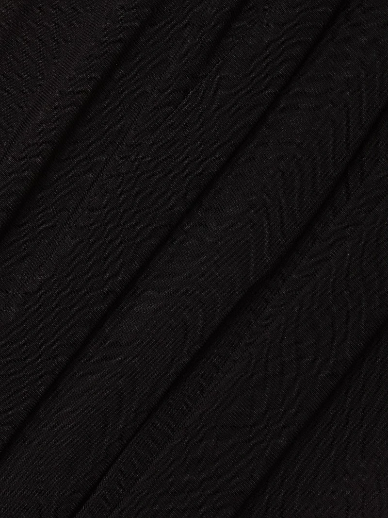 Off-The-Shoulder Fishtail Midi-Dress