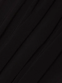 Off-The-Shoulder Fishtail Midi-Dress