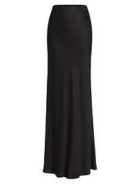 Zeta Satin Maxi Skirt