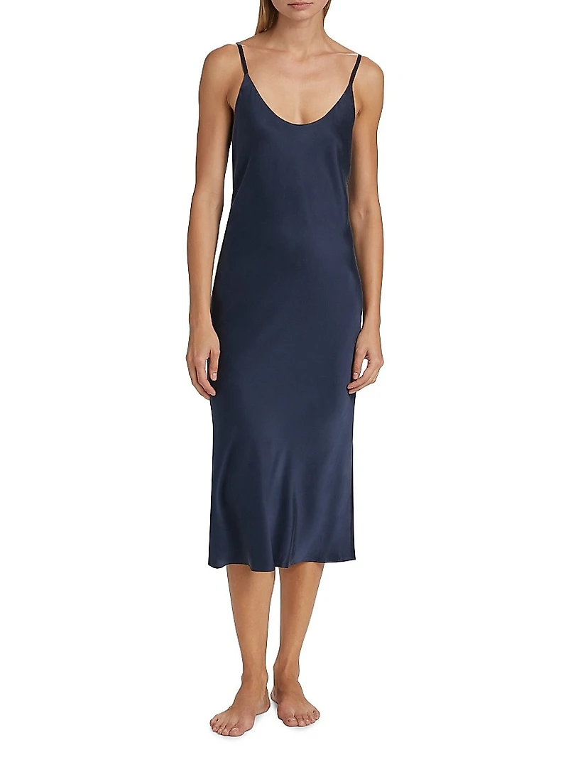 Washable Silk Slip Dress