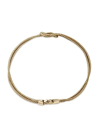 Love Knot 14K Yellow Gold Double-Chain Bracelet