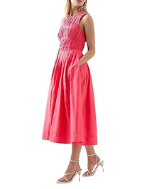 Sculptra Nya Gathered Midi Dress