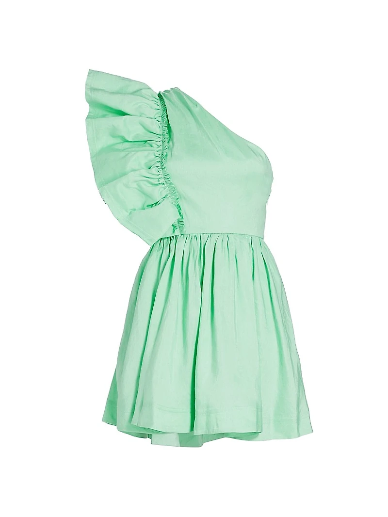 Bonjour One-Shoulder Minidress