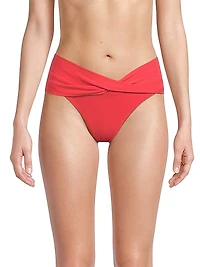 Ava Mid-Rise Twist Bikini Bottom