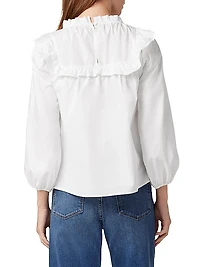 Poppy Ruffled Cotton Top