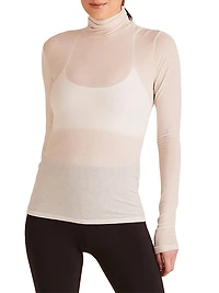 Washable Cashmere Turtleneck Sweater