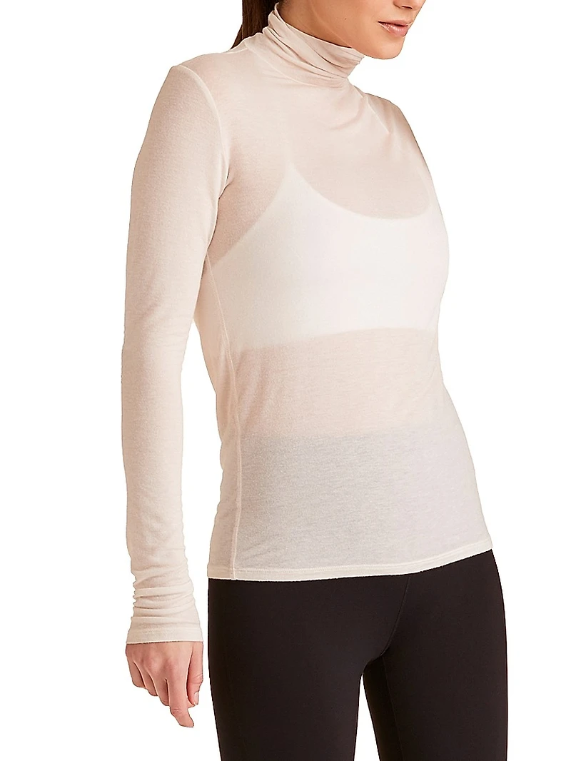 Washable Cashmere Turtleneck Sweater