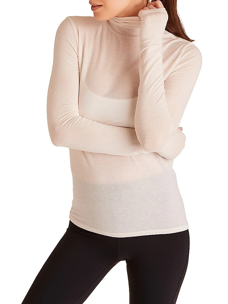 Washable Cashmere Turtleneck Sweater