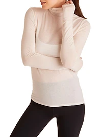 Washable Cashmere Turtleneck Sweater