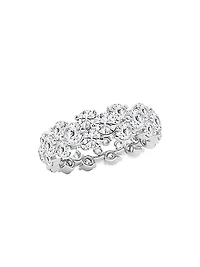 Platinum & 4 TCW Natural Diamond Eternity Band