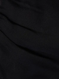Draped Silk Minidress