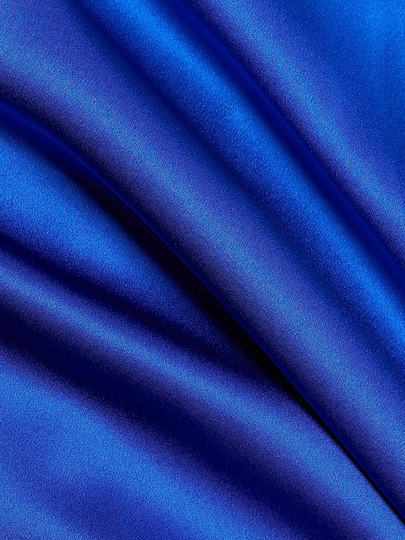 Strappy Knotted Silk Dress