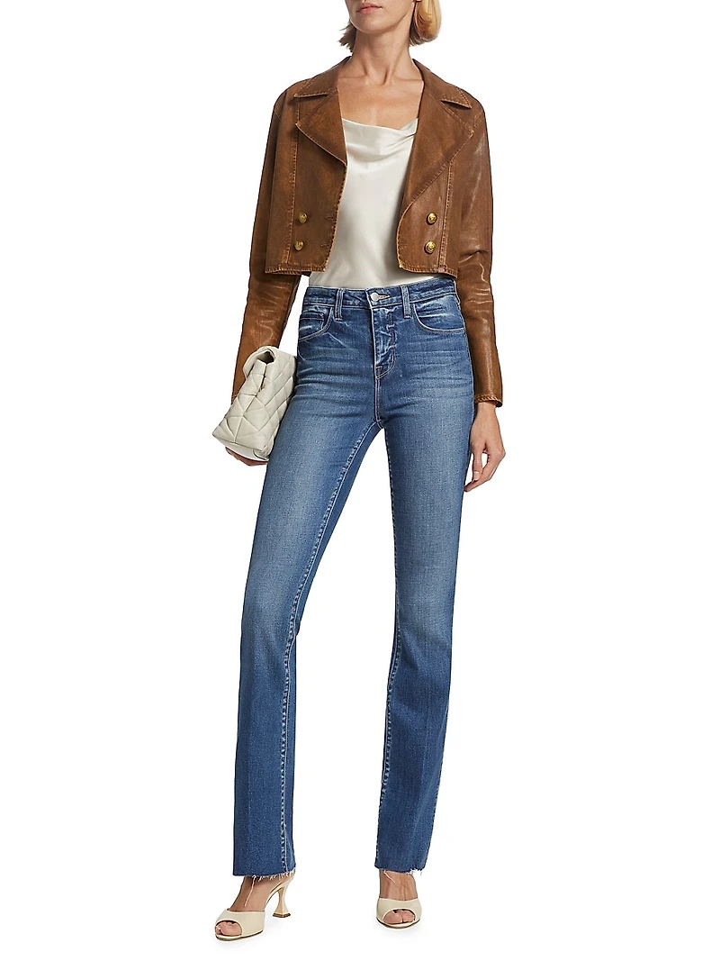 Ruth High-Rise Straight Jeans