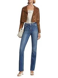 Ruth High-Rise Straight Jeans