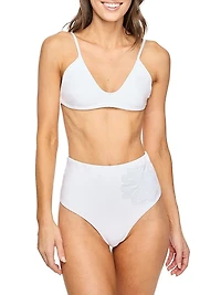 Stella With Floral Applique Swimsuit