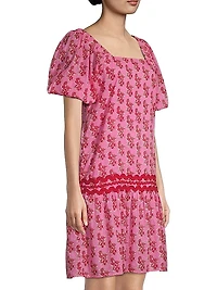 Hamilton Sqaure-Neck Minidress