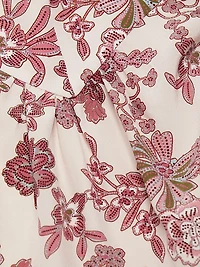 Xynia Field Printed Silk Blouse