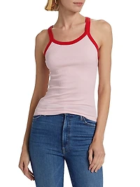 Cotton Rib-Knit Tank Top