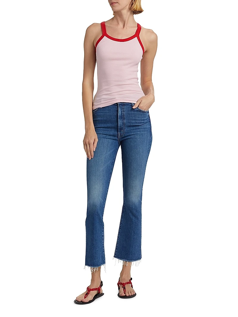 Cotton Rib-Knit Tank Top