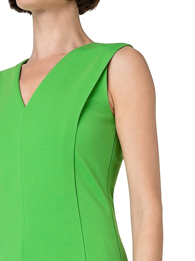 V-Neck Pleated Top