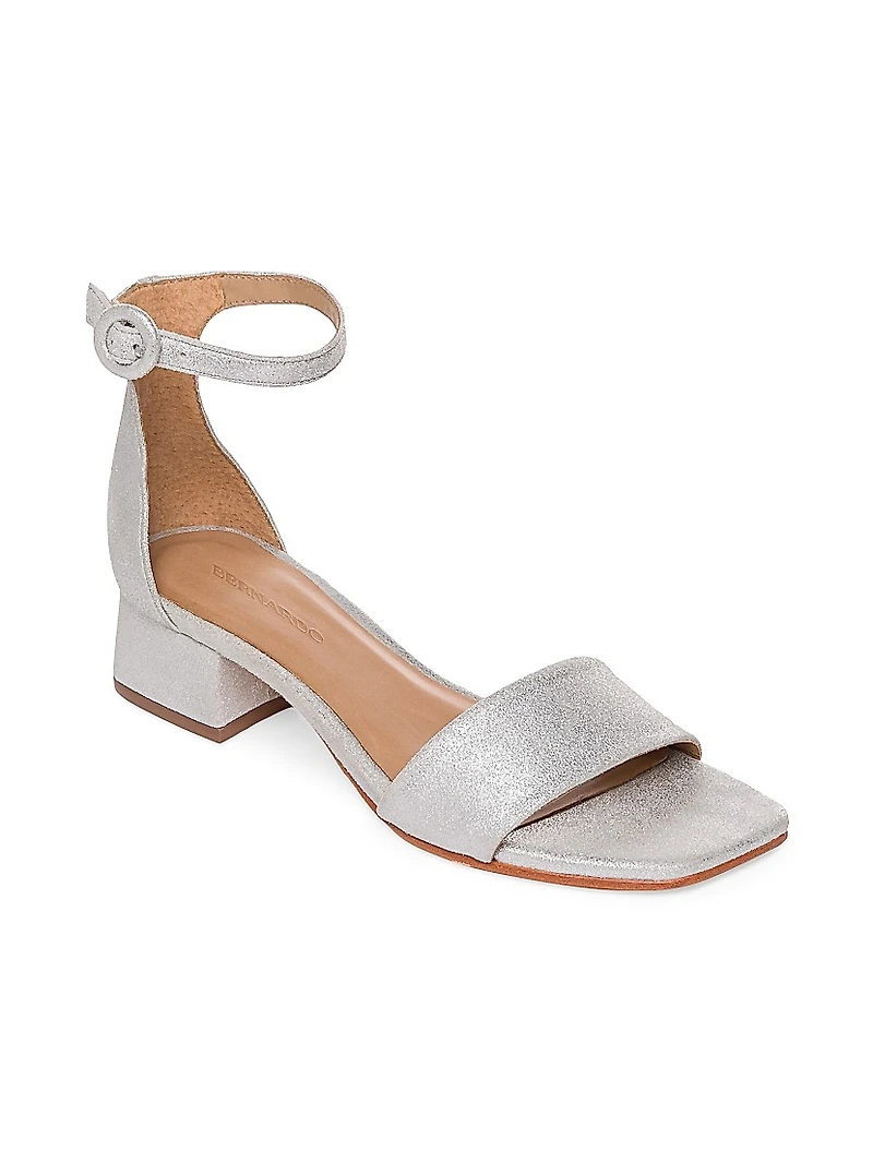 Jalena Low Heel Sandal