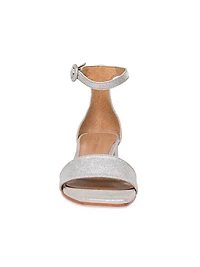 Jalena Low Heel Sandal