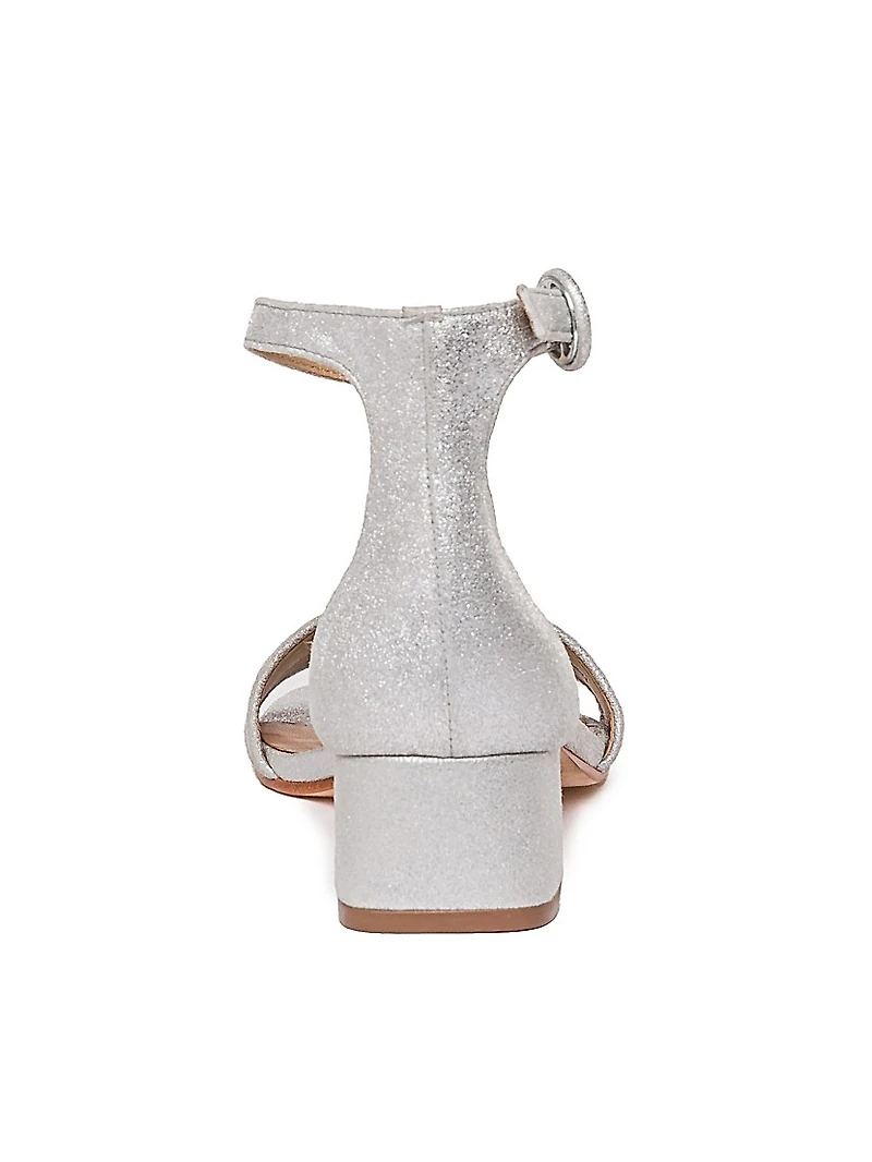 Jalena Low Heel Sandal