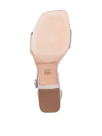 Jalena Low Heel Sandal