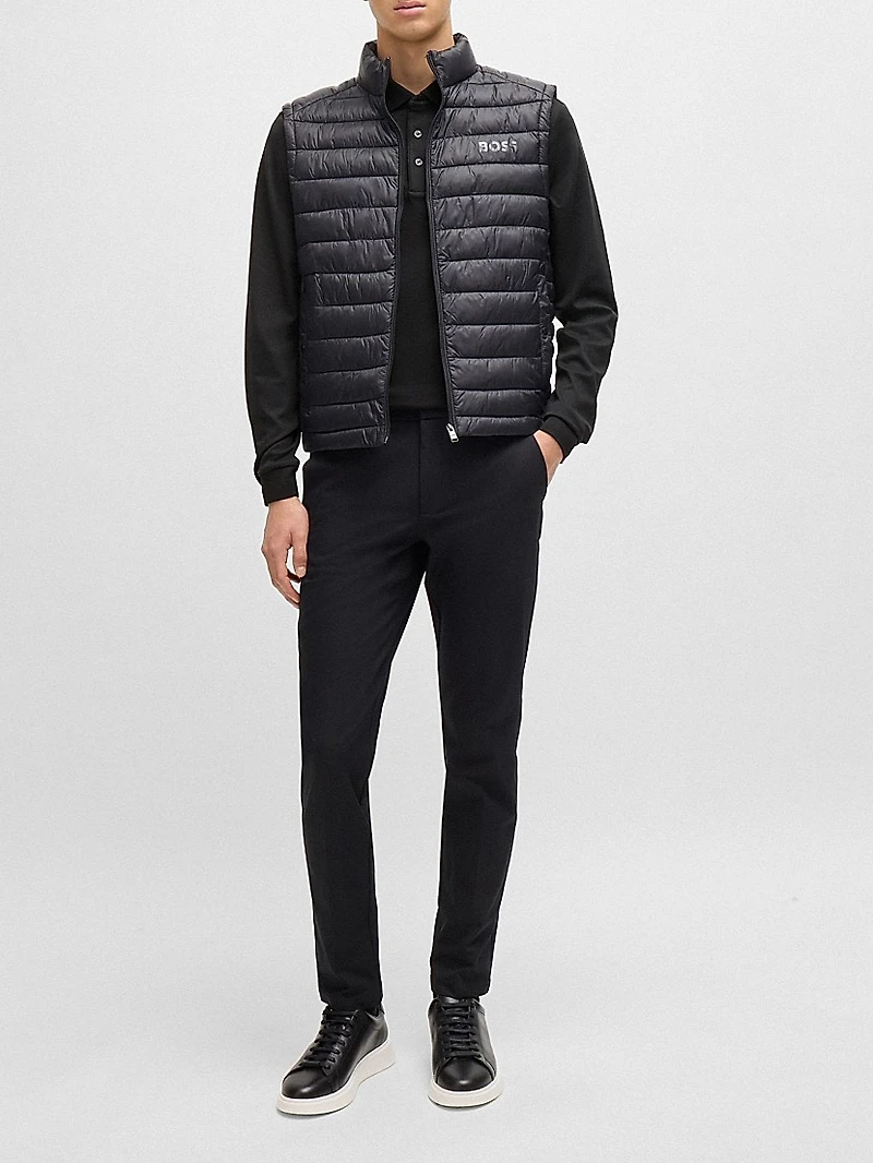 Interlock-Cotton Polo Shirt with Embroidered Logo