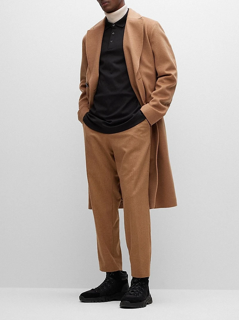 Interlock-Cotton Polo Shirt with Embroidered Logo