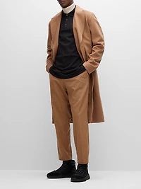 Interlock-Cotton Polo Shirt with Embroidered Logo