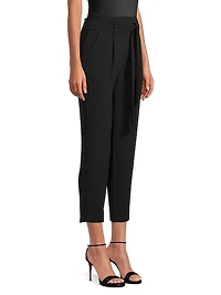 Lester Belted Ankle Pants