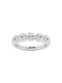 14K White Gold & 2 TCW Lab-Grown Diamond Ring