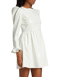 Puff-Sleeve Prairie Minidress